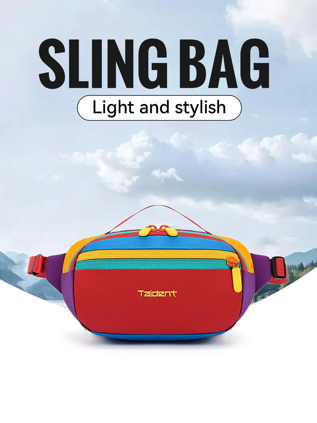 Waterproof Waist Pack (Lightweight, Multi‑Pocket)