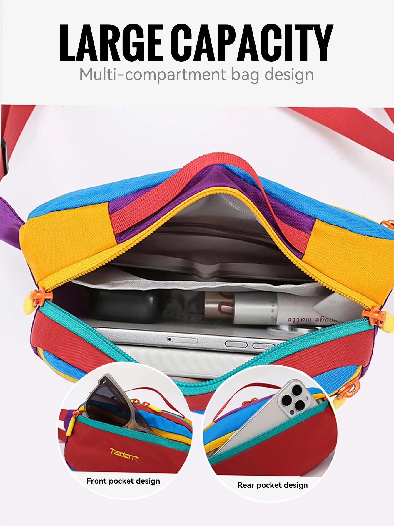 Waterproof Waist Pack (Lightweight, Multi‑Pocket)