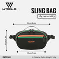 Waterproof Waist Pack (Lightweight, Multi‑Pocket)