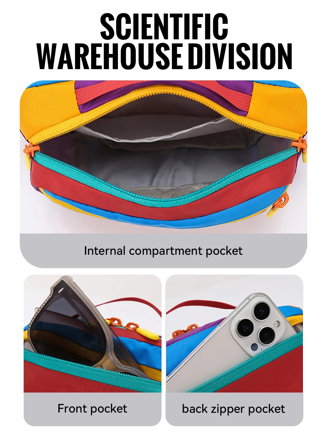 Waterproof Waist Pack (Lightweight, Multi‑Pocket)