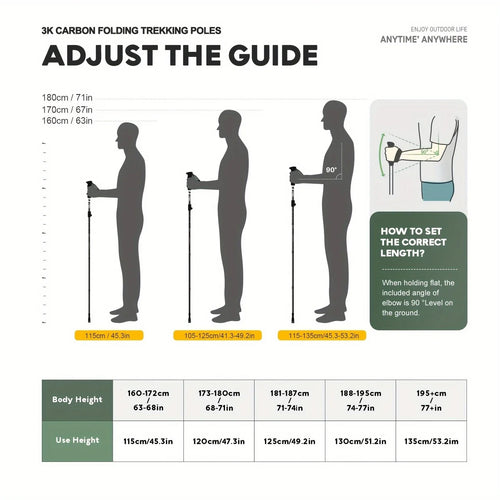 Foldable Nordic Walking Poles