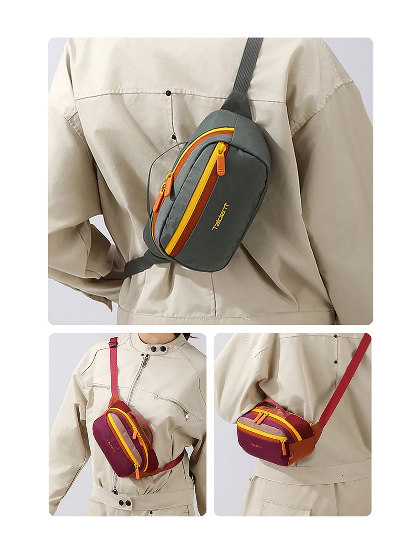 Waterproof Waist Pack (Lightweight, Multi‑Pocket)
